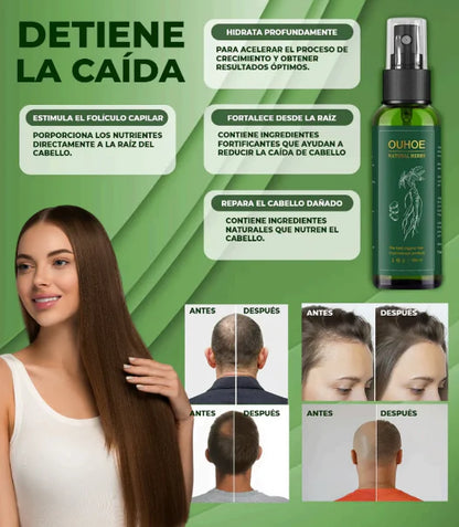 🚨OUHOE -RAPIDO CRECIMIENTO DE CABELLO✔